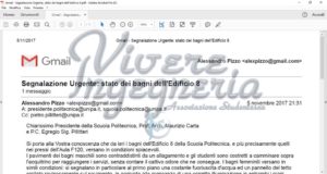 mail segnalazione bagni